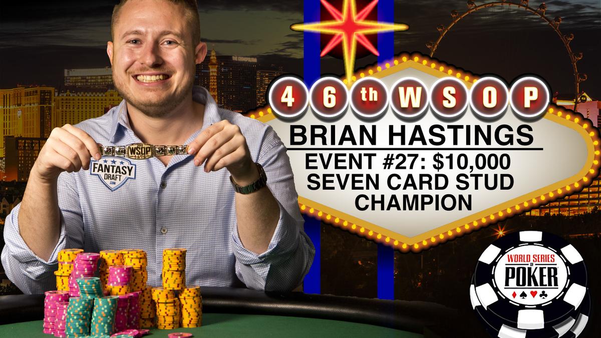 Brian Hastings gana su 2º brazalete y dobla el premio a base de ‘side bets’