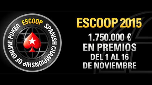 30 eventos y 1.750.000€, las cifras del ESCOOP 2015 de PokerStars.es
