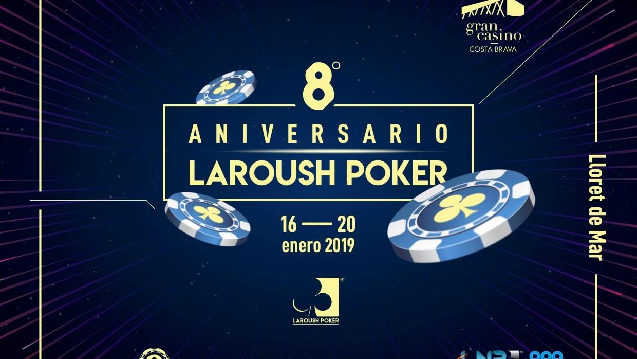 El Gran Casino Costa Brava celebra el Torneo 8º Aniversario Laroush