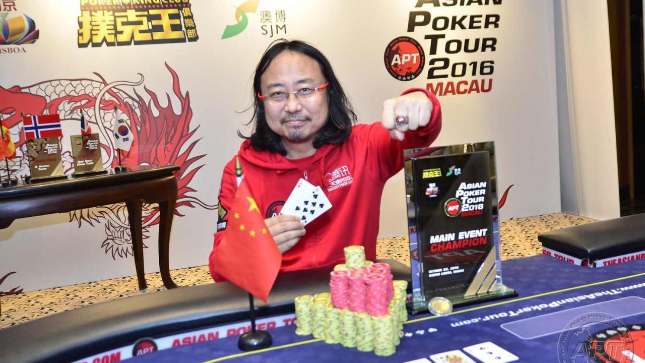 Sergio Aido acaricia la victoria en el Asian Poker Tour de Macao