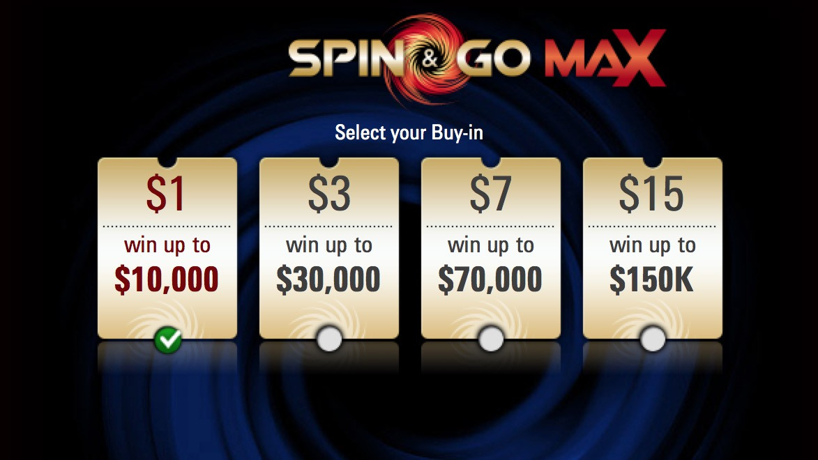 PokerStars da una nuevo giro a su lobby lanzando los Spin & Go Max