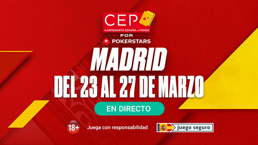 ¡Comienza el CEP Madrid como antesala del Estrellas Poker Tour!