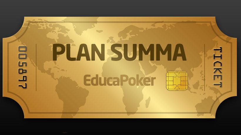 Plan Summa, EducaPoker te lleva a los torneos en vivo Plan Summa, EducaPoker te lleva a los torneos en vivo