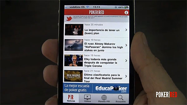 Poker-Red App ya en tu iPhone y iPad