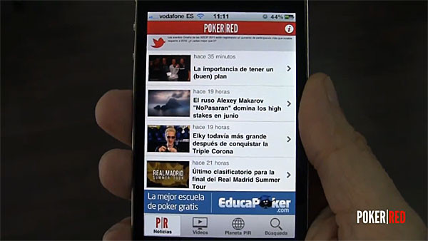 Poker-Red App ya en tu iPhone y iPad Poker-Red App ya en tu iPhone y iPad