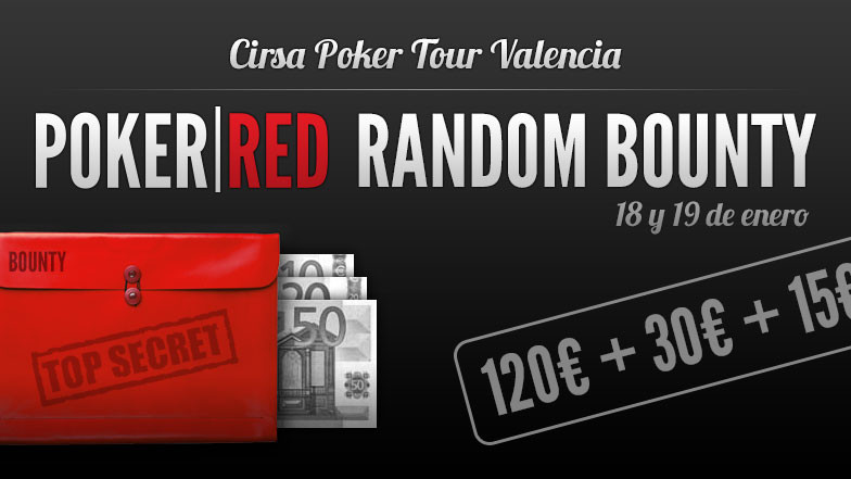 Poker-Red Random Bounty, la salsa del Cirsa Poker Tour