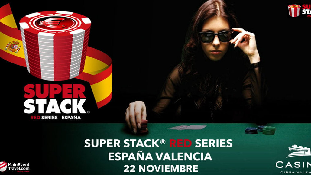 Casino Cirsa Valencia celebra el Torneo Super Stack Red Series de noviembre