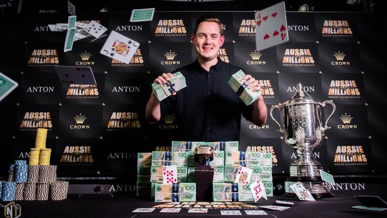 Toby Lewis se proclama campeón del Evento Principal Aussie Millions 2018