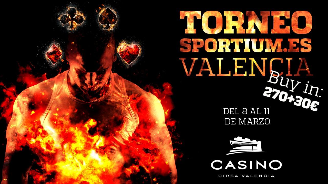 El Torneo Sportium.es de marzo llega a Casino Cirsa Valencia con un formato renovado
