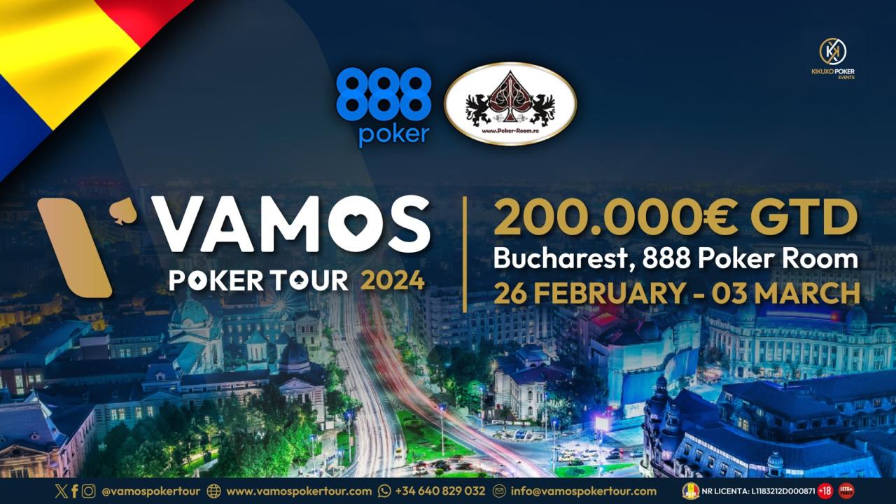 El Vamos Poker Tour recorrerá Europa en 2024