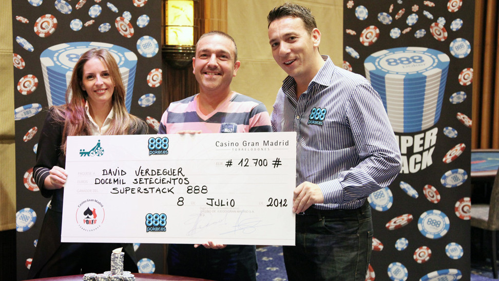 David Verdeguer gana el SuperStack de 888poker en Madrid David Verdeguer gana el SuperStack de 888poker en Madrid