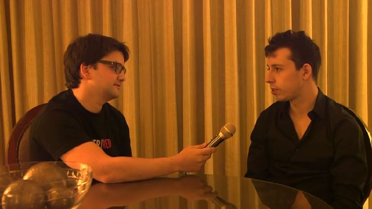La entrevista previa de Andoni Larrabe, futuro campeón del Main Event
