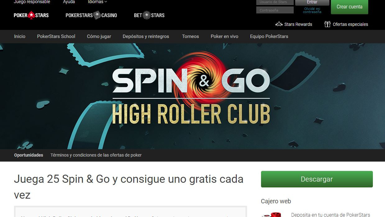 Juega 25 Spin & Go y consigue uno gratis con High Roller Club ¡Ahora desde 50s!