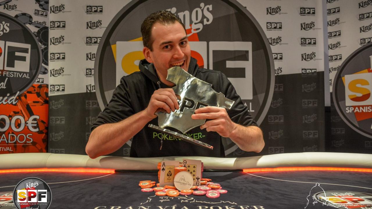 Federico Vitali, campeón del Main Event del SPFn Madrid 2018 en Casino Gran Vía