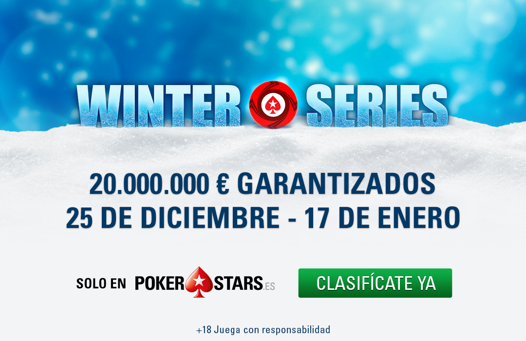 20 millones de euros garantizados en las Winter Series de PokerStars
