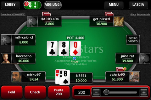 pokerstars.it iphone