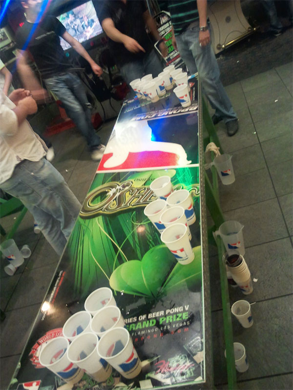 beer pong