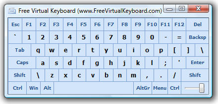 virtual keyboard