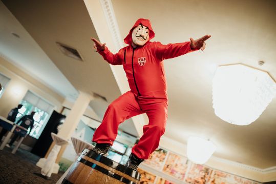El de la casa de papel tendrá que volver mañana...