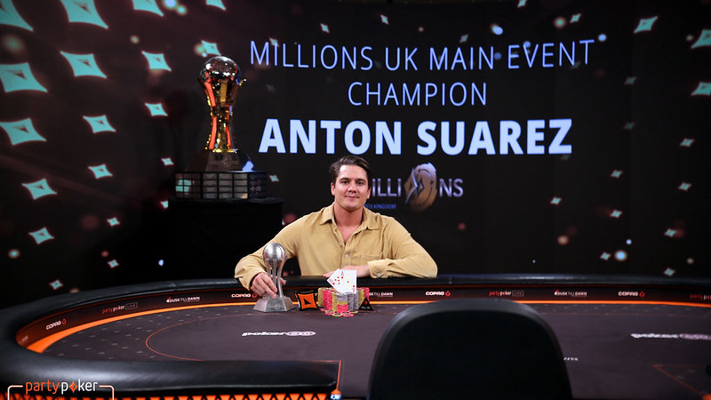 Antón Suárez gana el Main Event y un premio de 1.000.000 $ Antón Suárez gana el Main Event y un premio de 1.000.000 $