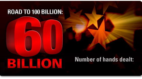 PokerStars se acerca a los 60.000 millones de manos repartidas PokerStars se acerca a los 60.000 millones de manos repartidas