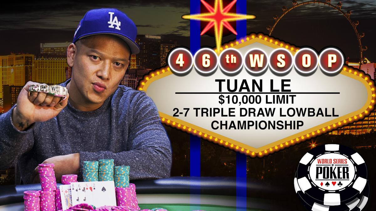 Día 7 WSOP: Tuan Le revalida su brazalete un año después