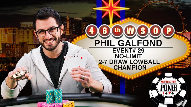 Phil Galfond gana su segundo brazalete siete años después Phil Galfond gana su segundo brazalete siete años después