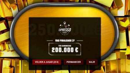 almogo gana 200.000 € en un Expresso de 25 € en Winamax
