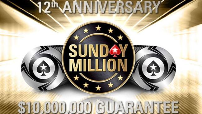 PokerStars “celebró” el 12º aniversario del Sunday Million con un overlay de 7 dígitos PokerStars “celebró” el 12º aniversario del Sunday Million con un overlay de 7 dígitos