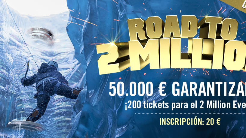 Este domingo 200 asientos en juego para el 2 Million Event con el Super Satélite de Winamax