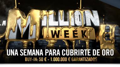 La Million Week llega a Winamax con 1.000.000€ garantizados y un buy-in de 50€