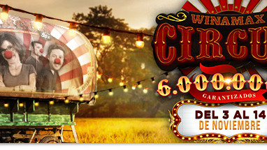 Llega el circo a Winamax con 6.000.000€ garantizados