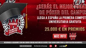 Gradúate en la Winamax Campus League y consigue una parte de los 25.000 € en premios