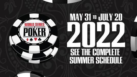 Las WSOP anuncian su calendario oficial de 2022