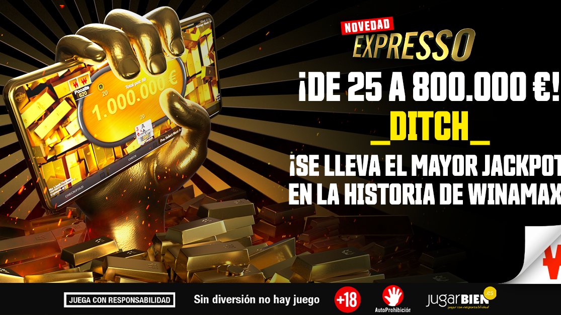 _ditch_ se lleva 800.000 € en el cuarto Expresso Millonario de 2022 en Winamax _ditch_ se lleva 800.000 € en el cuarto Expresso Millonario de 2022 en Winamax