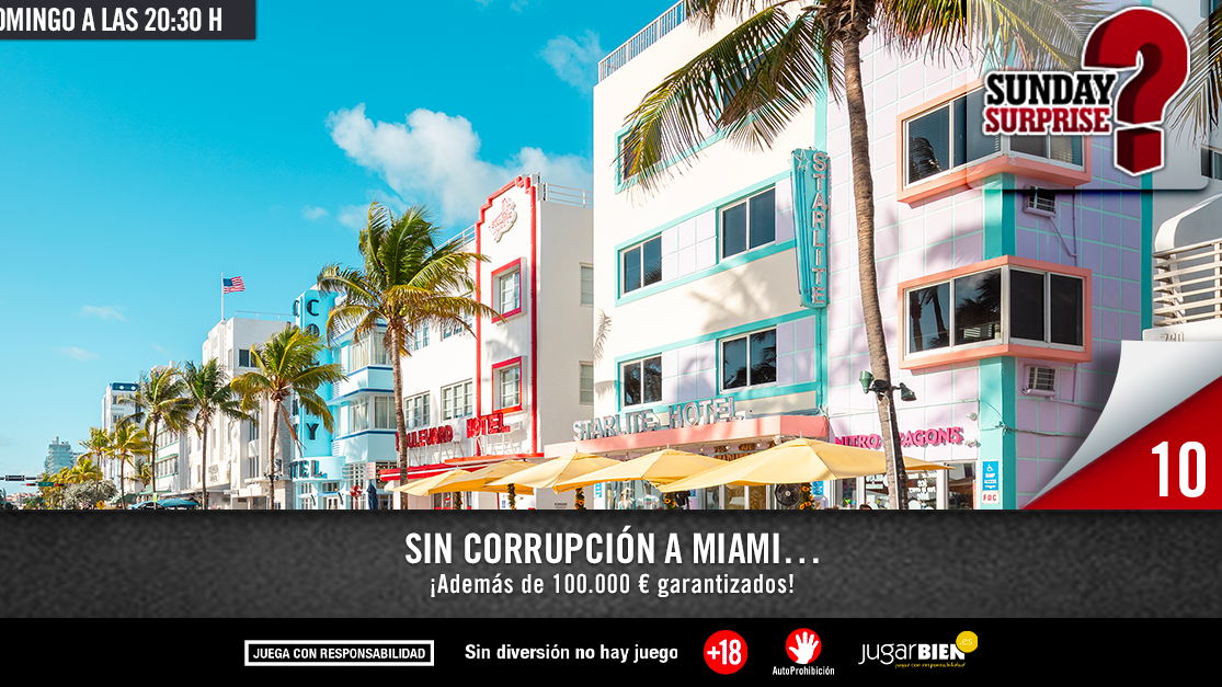 Gana un viaje para dos con actividades a Miami este domingo