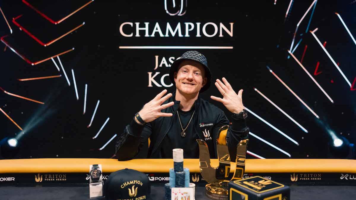 Koon gana el Main Event Short Deck y consigue su noveno título de las Triton