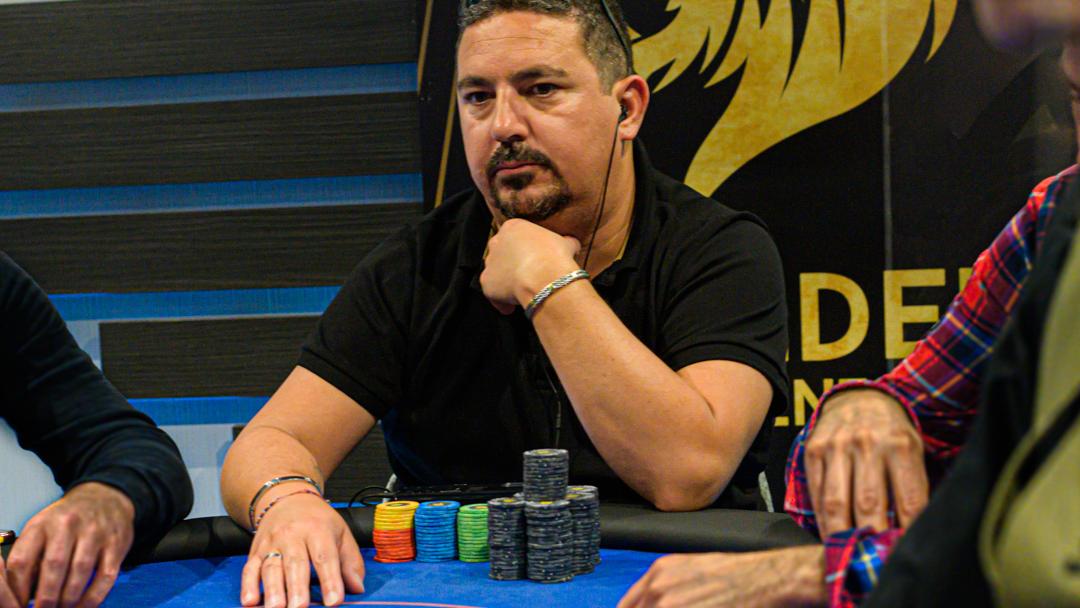 Ludovic Moryousef, chipleader del Día 1C del Main Event de las Golden Championship Barcelona 2022