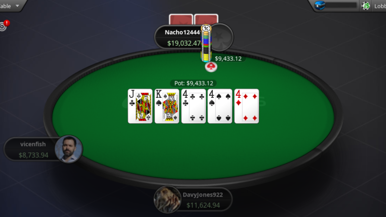 DavyJones922, Nacho124441 y vicenfish son los "Kings of the Hill" de PokerStars