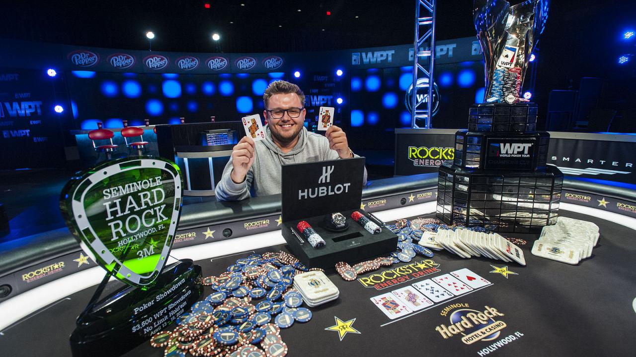 Scott Mergereson agranda su currículo online ganando el WPT Seminole Hard Rock Poker Showdown