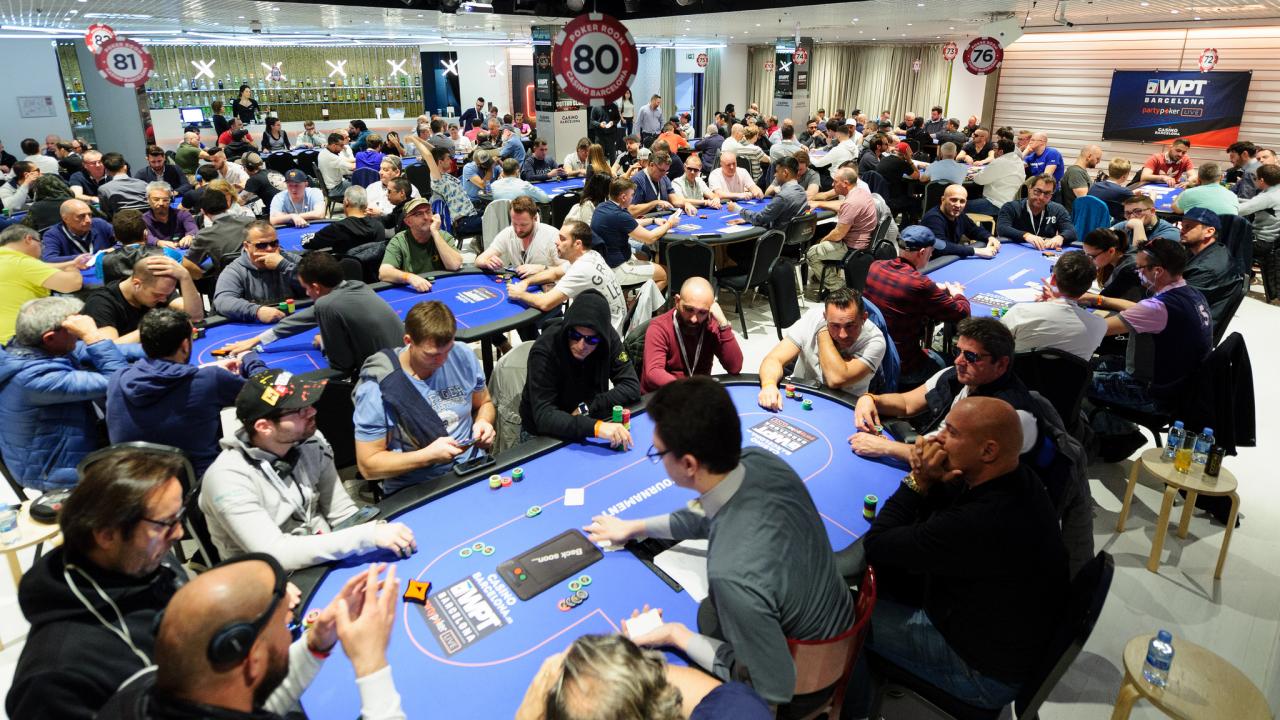 El WPT500 Barcelona registra un total de 2.763 entradas