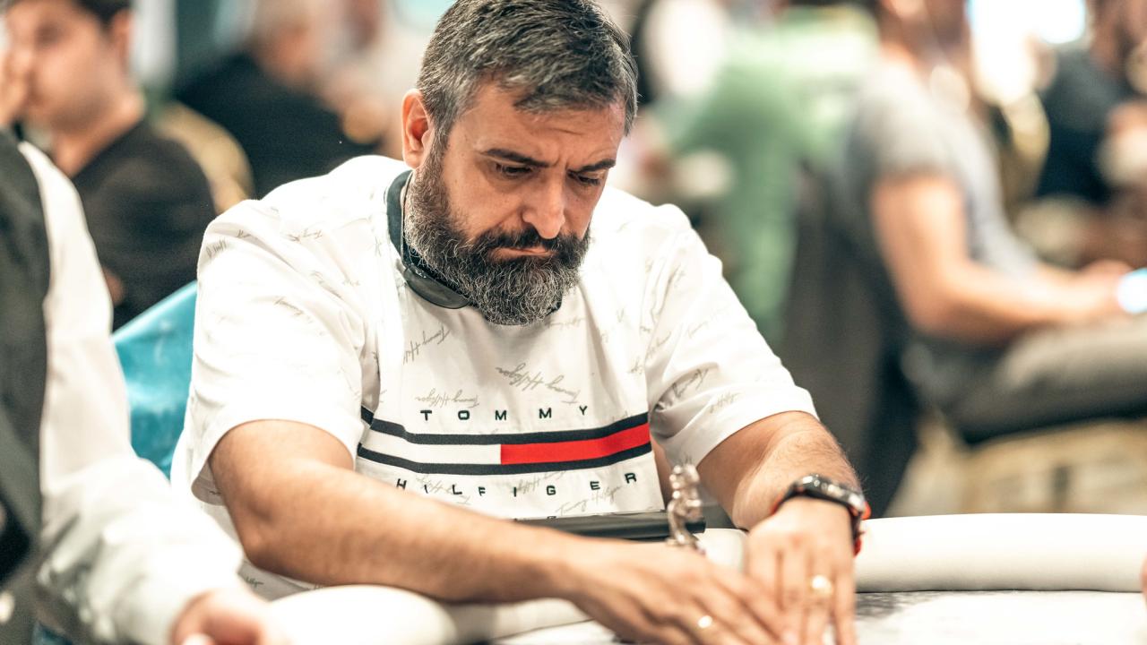 David Rivas "Caballito" galopa en el Día 1B del Main Event y pasa líder en fichas