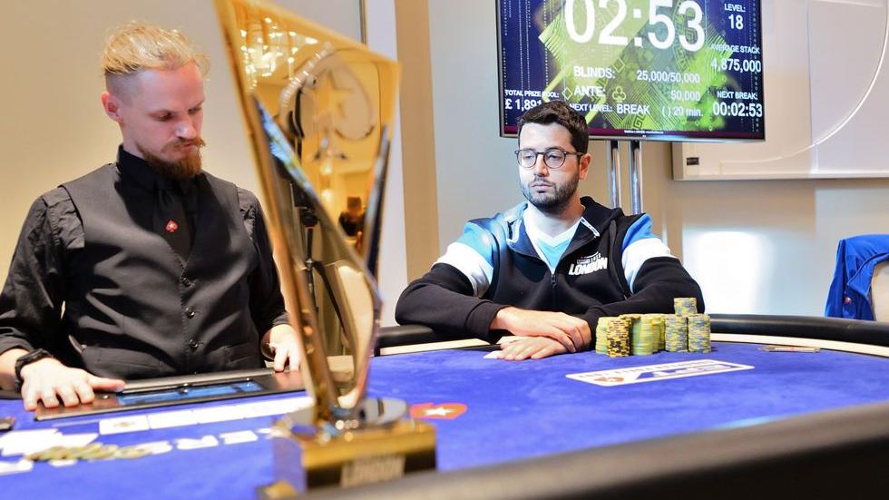 Juan Pardo acaricia el doblete en el £50k EPT London Super High Roller