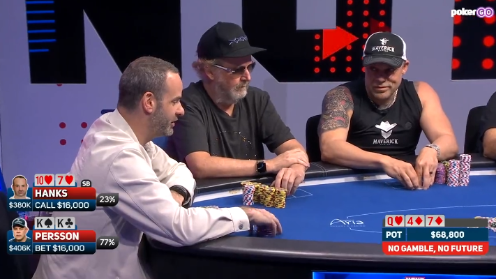 Matt Hanks intentó un farol en No Gamble, No Future! y perdió un bote de 830.600 $