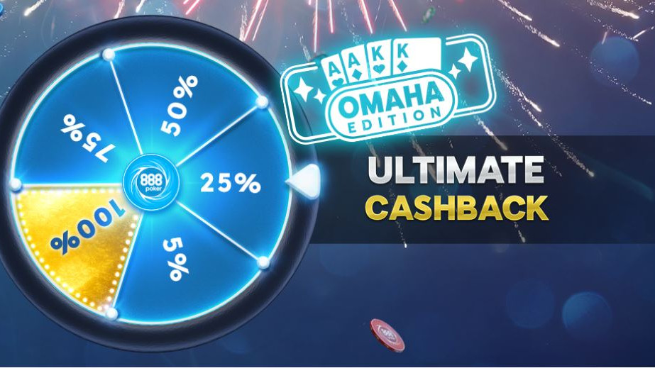 Consigue cashback extra jugando en las mesas de cash de Omaha