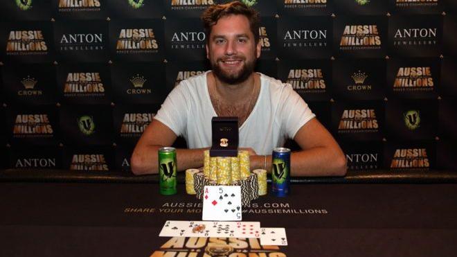 Victoria de Bart Lybaert en el Six Max del Aussie Millions