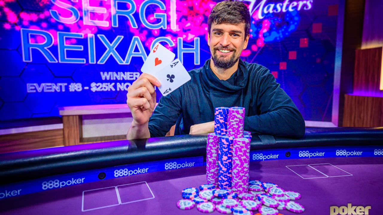 Sergi Reixach logra su primera caja en el Poker Masters ganando el Evento #8