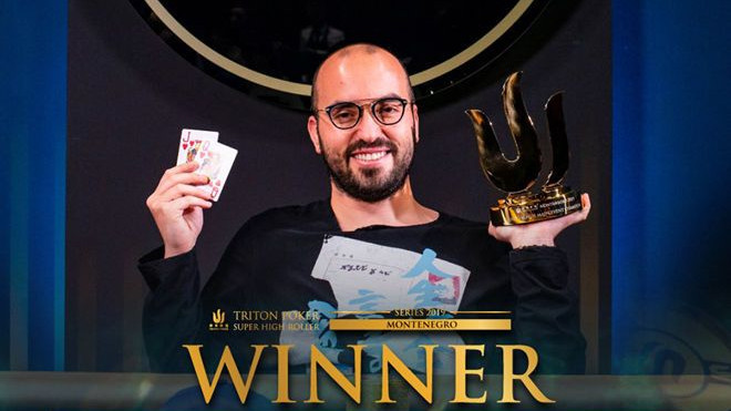 Kenney sigue de racha: se llevó el Main Event de las Triton Poker de Montenegro 