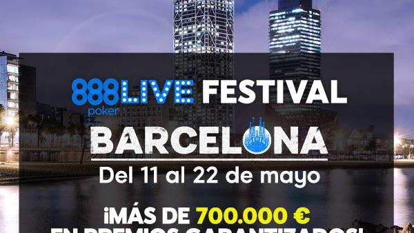 El Main Event del 888Live Festival Barcelona arranca motores