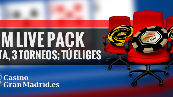 El CGM Live Pack te permite jugar el torneo en vivo que tú prefieras